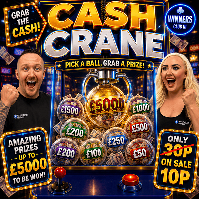 🏗️💰🔥 CASH CRANE 🔥💰🏗️ — 🚨 £5,000 INSTANTLY! 🚨 — 🏆 £2,000 MAIN DRAW! 🏆 — 😂 FORGET THE TEDDY… GRAB THE CASH! 💸🤣