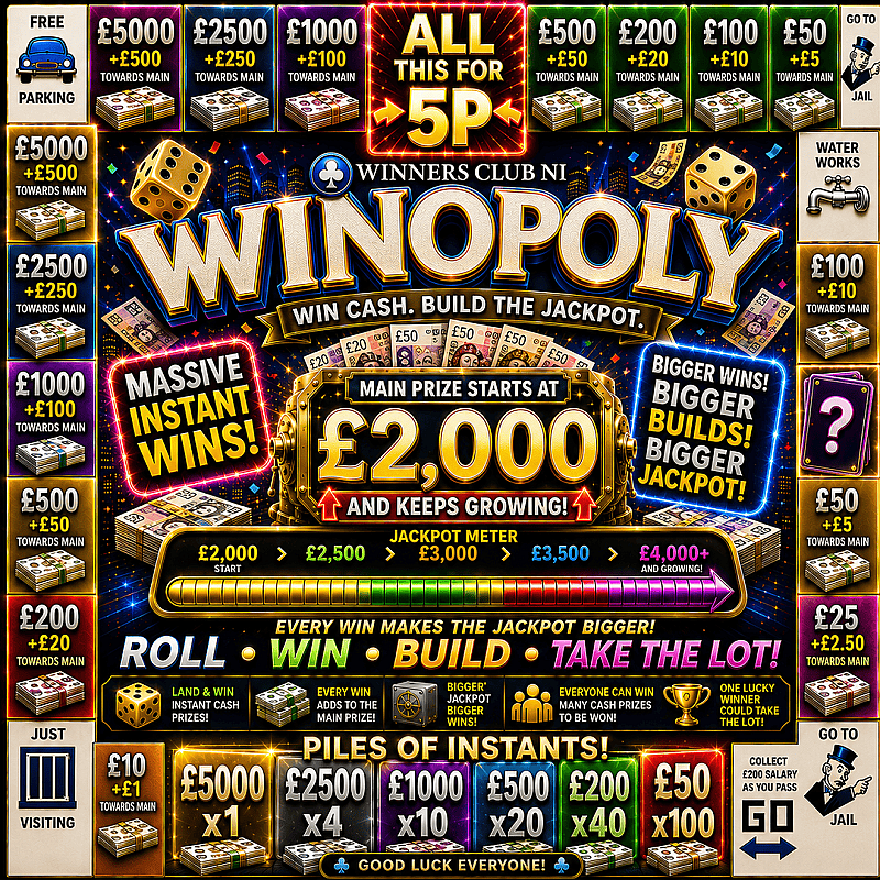 🚨🎰 WINOPOLY JACKPOT BUILDER — 💥 INSTANTS UP TO £5,000 💥 — 💰 MAIN JACKPOT STARTS AT £2,000 💰 — 🔥 LET THE JACKPOT MADNESS BEGIN! 🔥