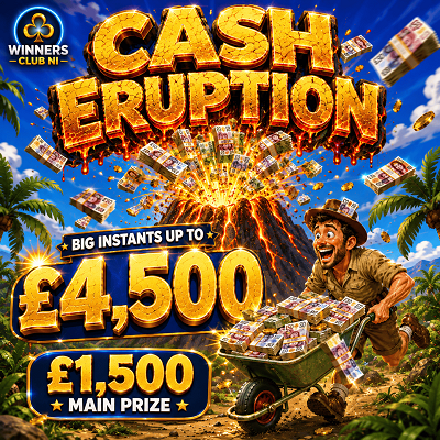 🌋💥 CASH ERUPTION — MONEY EVERYWHERE! 💷💷 MASSIVE £4,500 INSTANT WIN 🌋 + £1,500 CASH MAIN DRAW! 💥💰 BOOOOM… WILL YOU CAUSE THE NEXT ERUPTION?! 🌋🔥
