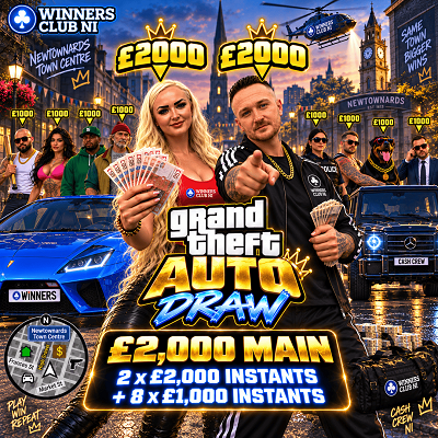 🔥🎮 GTA DRAW — PLAY BIG 💥 WIN BIG! 💰 £12,000 INSTANTLY 🤯 | 🏆 £2,000 MAIN DRAW | 🎟️ LOW TICKETS — BIG CHANCES! 🚨🔥