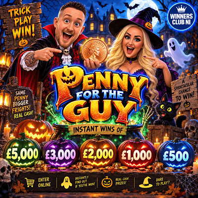 🔥 PENNY FOR THE GUY 💥 £5,000 FOR JUST 1P! 🪙 HUGE £1,000 MAIN PRIZE! 💰🔥