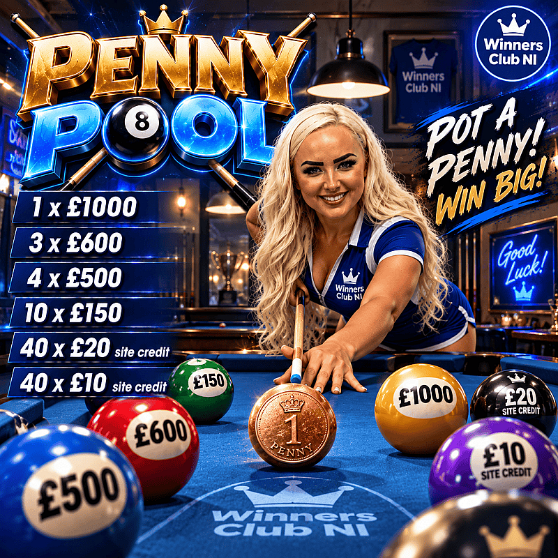 🎉🔥🎱💥 REBEKAH’S PENNY POOL! 💥🎱🔥🎉 💷 PENNIES TO PLAY • £1,000 MAIN PRIZE 🏆 • £1,000 INSTANT CASH! ⚡💰 PICK YOUR SHOT… SINK THE BIG WIN! 🎱💥💷