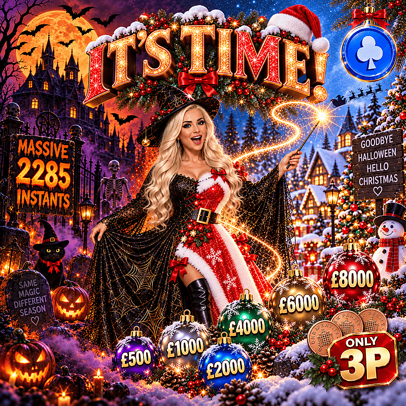 🔥⏰ IT’S TIME!!! ⏰🔥 💥 2,283 INSTANTS 💥 🤯 WIN A MASSIVE £8,000 INSTANTLY! 💰🚀 £1,500 MAIN PRIZE 🏆💷 AND IT’S ONLY 3P A GO!!! 😱🪙🔥