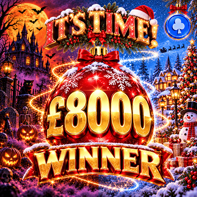 JACKPOT WOW £8000 CASH