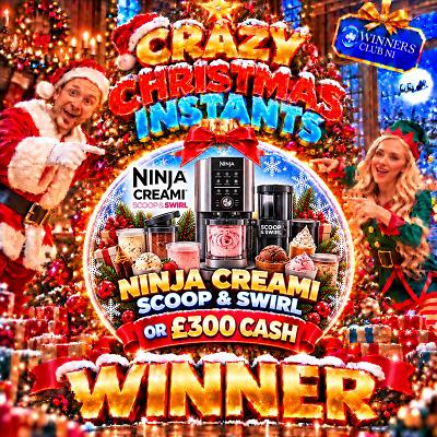 Ninja Creami Scoop & Swirl or £300 CASH