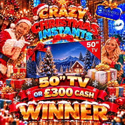 50 Inch TV or £300 CASH
