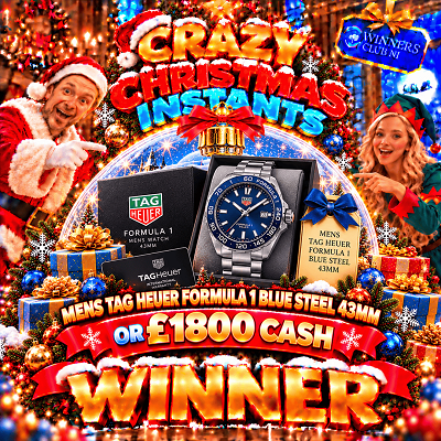 Mens Blue Steel Tag Watch or £1800 CASH