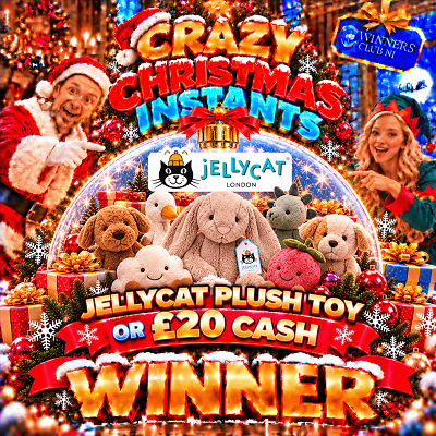 Jellycat or £20 CASH