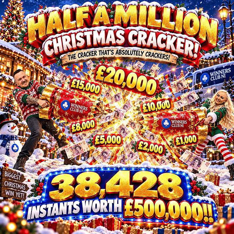 1/2 MILLION CHRISTMAS CRACKER