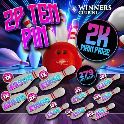 2P TEN PIN, £2K MAIN PRIZE,WIN UPTO £2.5K INSTANTLY FOR ONLY 2P
