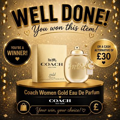 Coach eau de perfum Gold || £30 CASH ALT