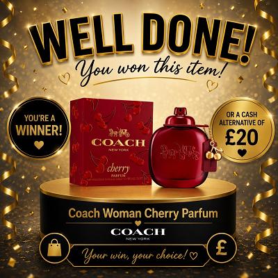 Coach cherry perfum || £20 CASH ALT