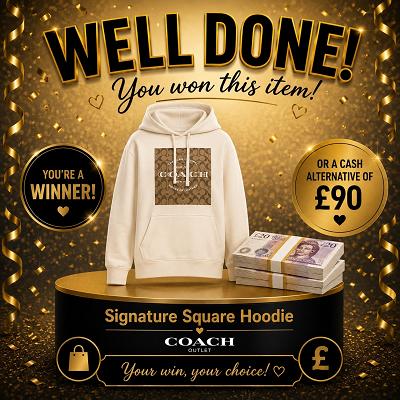 Signature square hoodie || £90 CASH ALT