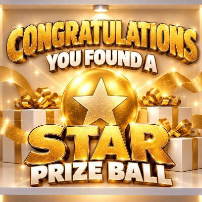 STAR PRIZE BALL