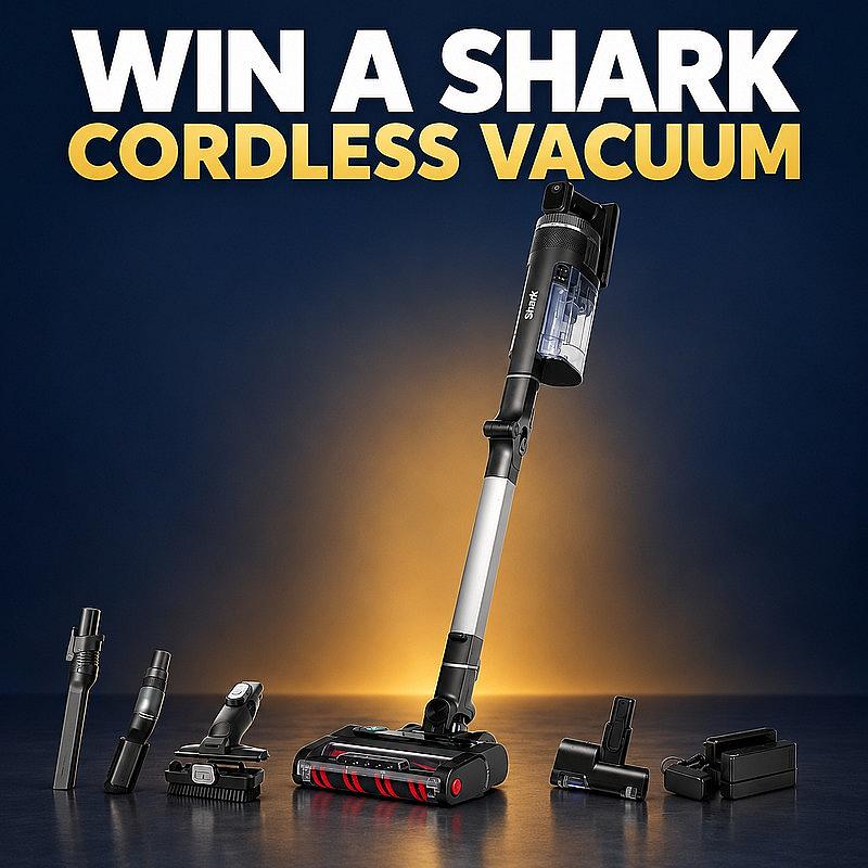 Win a Shark Cordless Vacuum