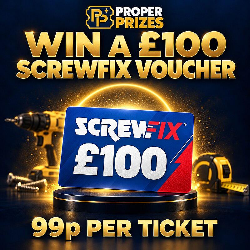 Win a £100 Screwfix Voucher