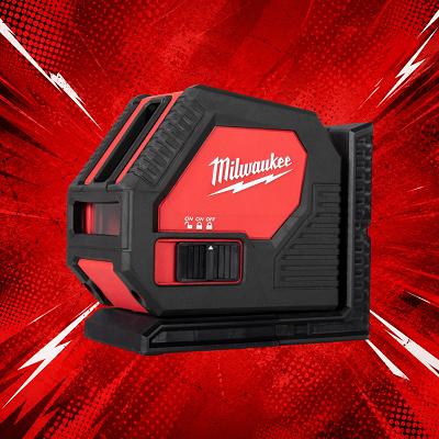 Milwaukee CLL-C Green Self-Levelling Cross-Line Alkaline Laser OR £115