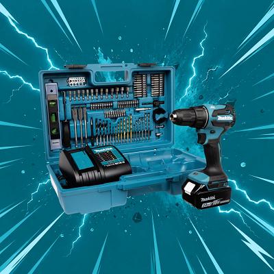 Makita DHP490SFX2 18V Brushless Combi Drill and 101 Piece Accessory Set 1 x 3.0Ah OR £155