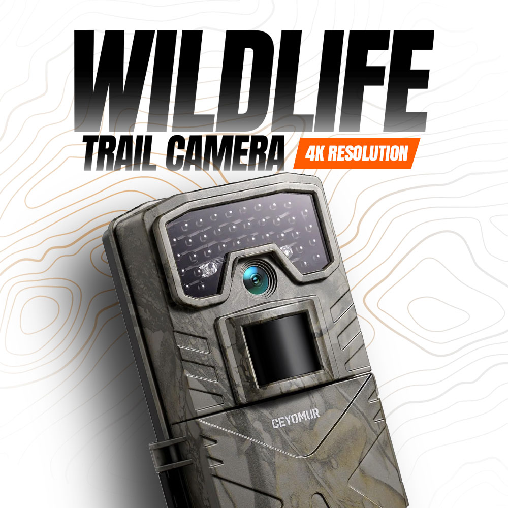 4K Trail Cam with Colour Screen