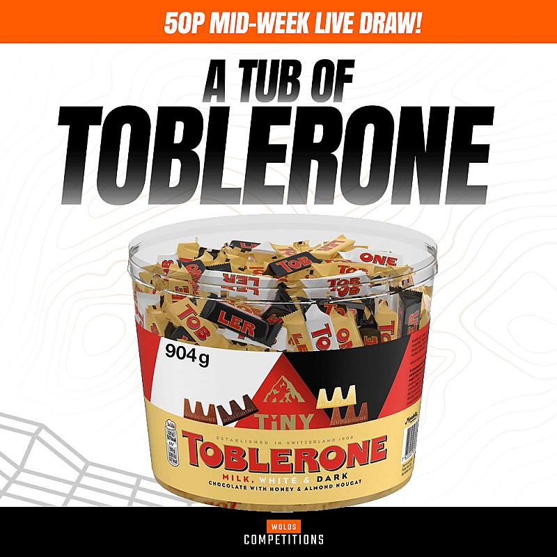 Tub of Toblerones