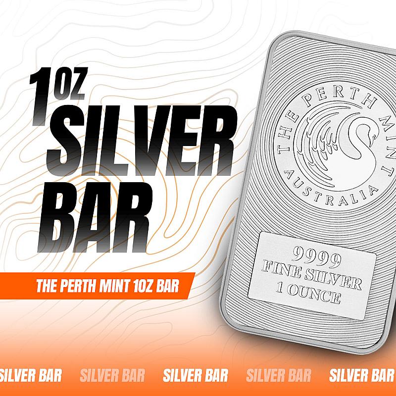 1oz Perth Mint Silver Bar