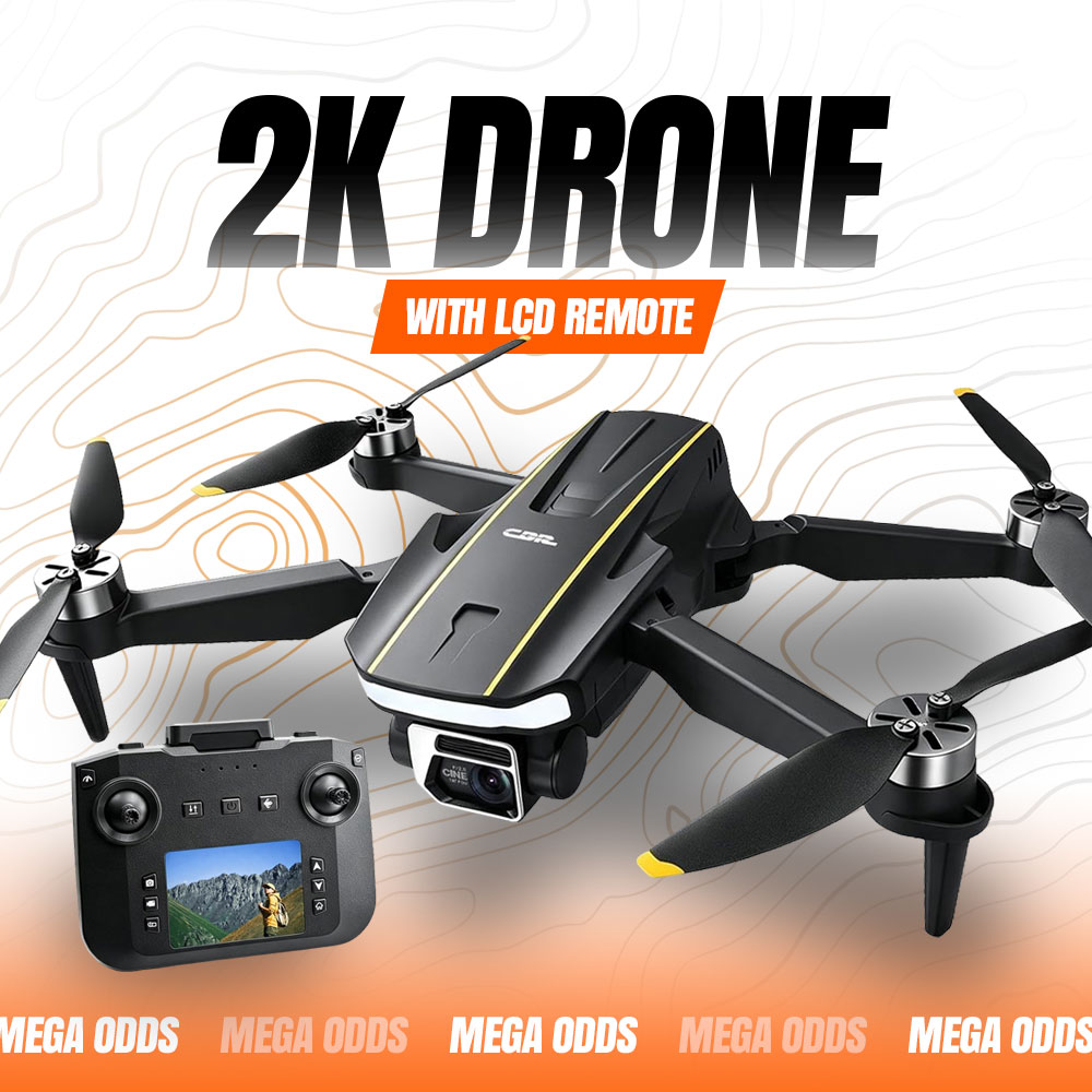 2K Drone with LCD Remote