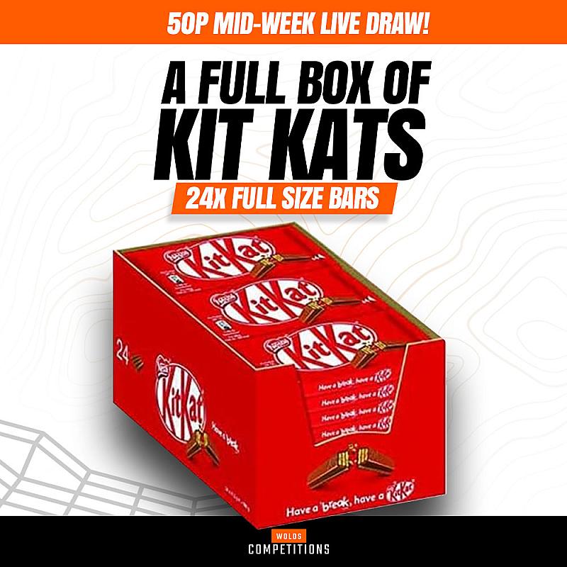 A Full Box of Kit Kats